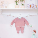 Kit Casaco + Calça Rosa ( P )